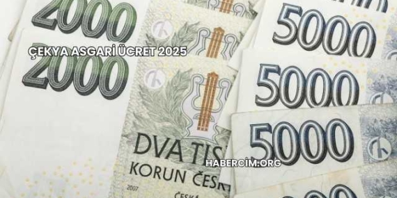 Çekya Asgari Ücret 2025