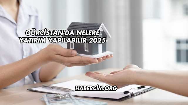Gürcistan'da Nelere Yatırım Yapılabilir 2025