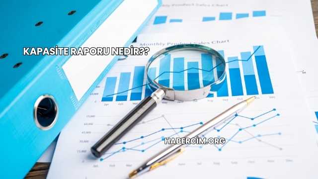 Kapasite Raporu Nedir?